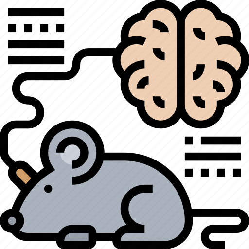 Optogenetics, mouse, brain, neurons, controlled icon - Download on Iconfinder