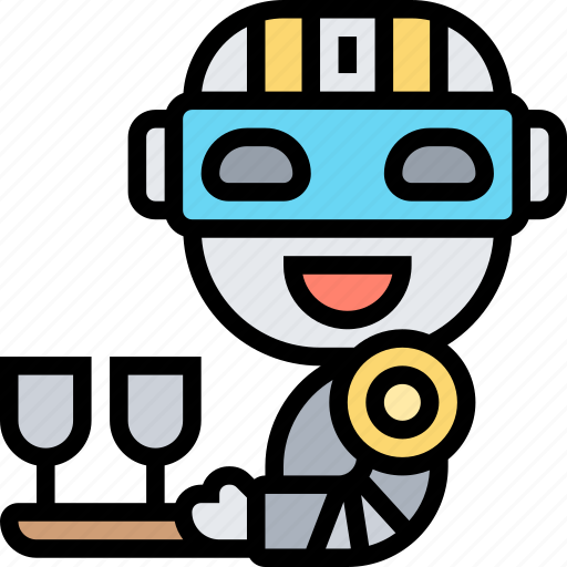 Personal, robot, assistant, service, humanoid icon - Download on Iconfinder