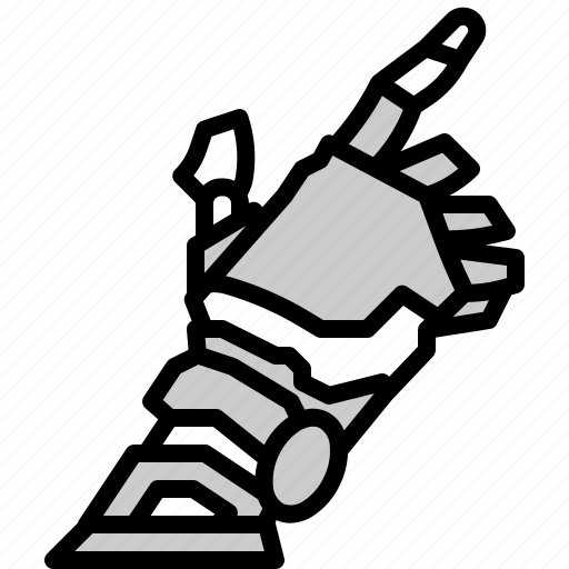 Engineer, future, hand, machine, robot, science, technology icon - Download on Iconfinder