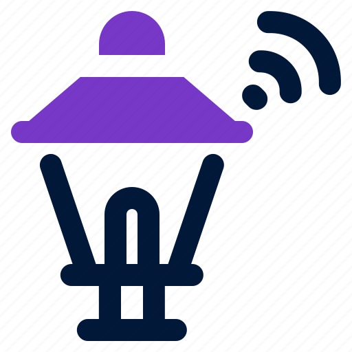 Streetlamp, steel, lamp, light, lantern icon - Download on Iconfinder