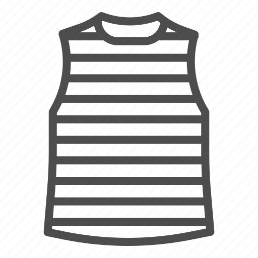 Vest, textile, striped, shirt, clothes, man, wear icon - Download on Iconfinder