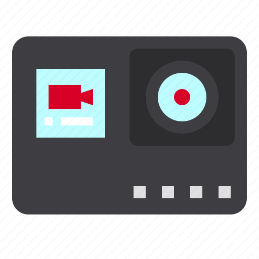 Action, camera, gadget, sport, video icon - Download on Iconfinder