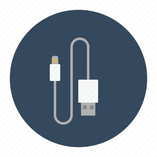 Cable, connector, data, file, gadget, usb icon - Download on Iconfinder