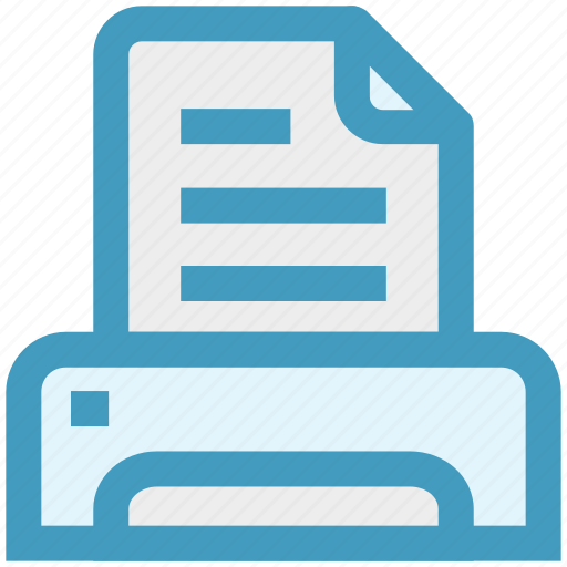 Device, document, fex, gadget, paper, print, printer icon - Download on Iconfinder