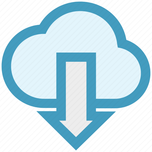 Arrow, cloud, data, down, down arrow, download, storage icon - Download on Iconfinder
