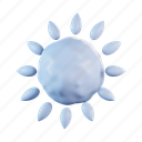 sun, solar, space, astronomy, summer, weather, 3d icon