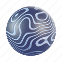 pluto, planet, science, space, astronomy, 3d icon
