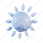sun, solar, space, astronomy, summer, weather, 3d icon 