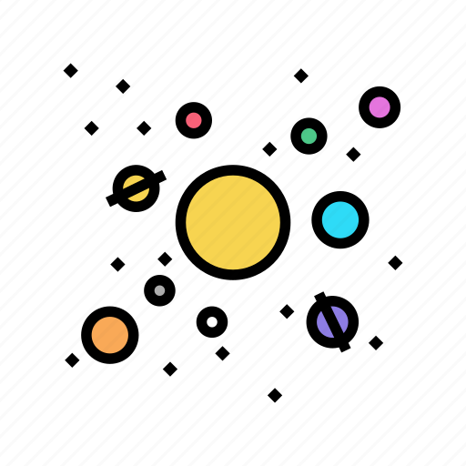 Planets, system, galaxy, milky, solar, space icon - Download on Iconfinder