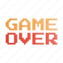 game, over, end, sign, gaming 