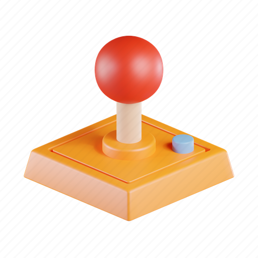 Joystick, device, game controller, console, play, gaming 3D illustration - Download on Iconfinder