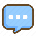 bubble, chat, communication, message, silence, speech, talk