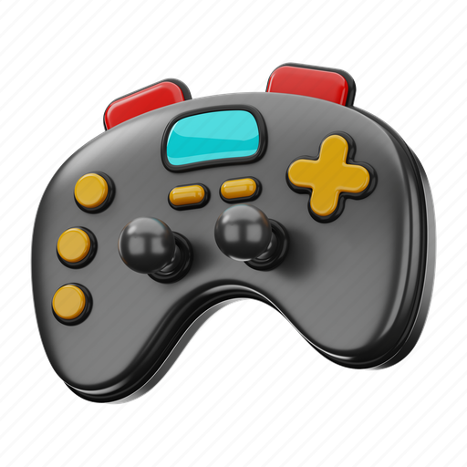 Game, console, gaming, controller, play, technology, gamepad 3D illustration - Download on Iconfinder