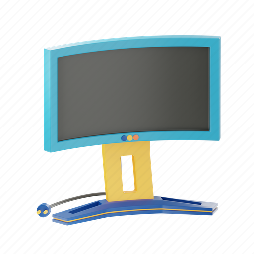 Monitor, pc, display, tv, laptop, lcd, hardware icon - Download on Iconfinder