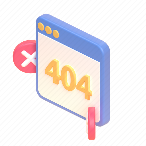 Not, found, isometric 3D illustration - Download on Iconfinder