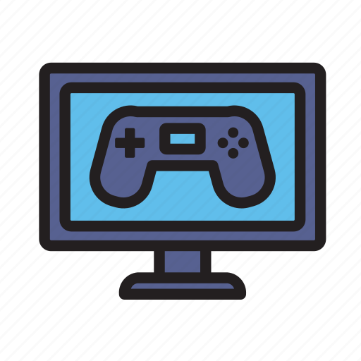 Computer, game, gaming, monitor, play, sport icon - Download on Iconfinder