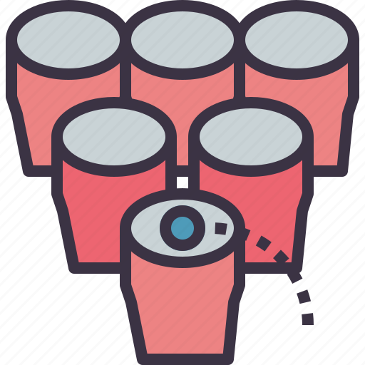 Beer, pong, game, party, cup, ball, ping icon - Download on Iconfinder