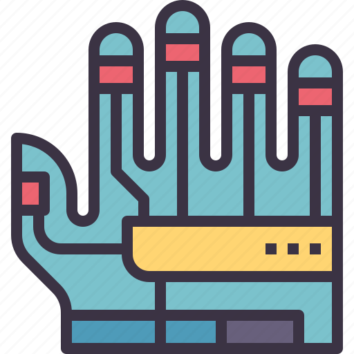 Sensor, glove, game, vr, virtual, reality, controller icon - Download on Iconfinder