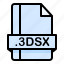 3dsx, file, file extension, file format, file type 