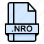 file, file extension, file format, file type, nro 
