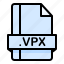 file, file extension, file format, file type, vpx 
