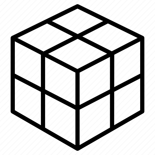 Cube, squares, game, entertainment icon - Download on Iconfinder