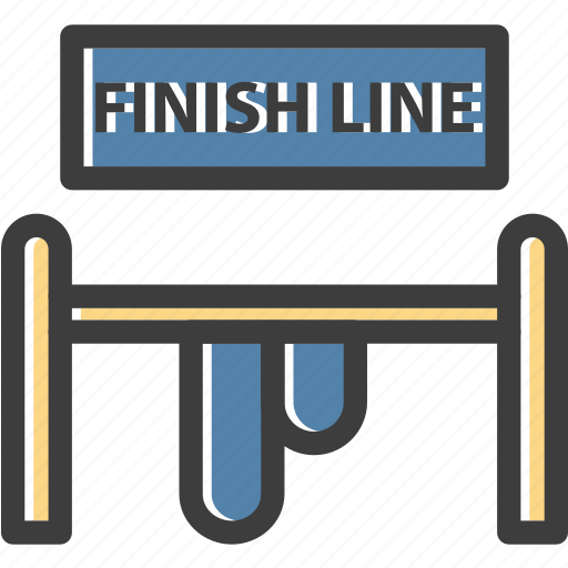 Finishing line, game, run icon - Download on Iconfinder
