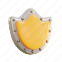 shield, safety, protection, safe, game, 3d icons, secure, sport, lock 