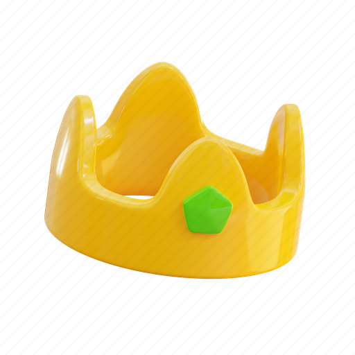 Crown, award, king, luxury, royal, royalty, winner 3D illustration - Download on Iconfinder