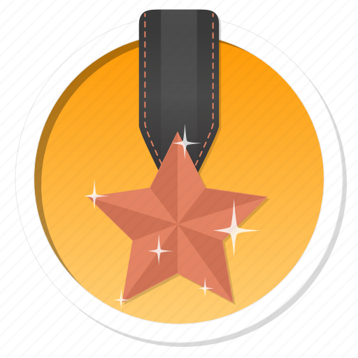 Achievement, acknowledge, acknowledgement, award, badge, best, bronze icon - Download on Iconfinder