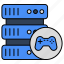 game server, game database, db, server rack 