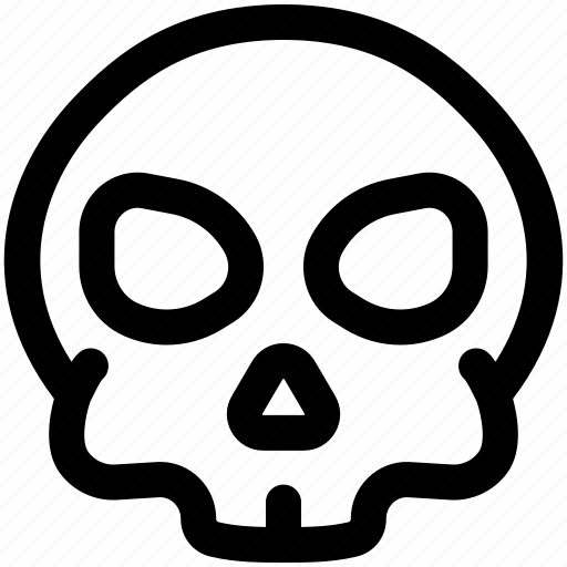 Skull, halloween, death, dead, horror, scary icon - Download on Iconfinder
