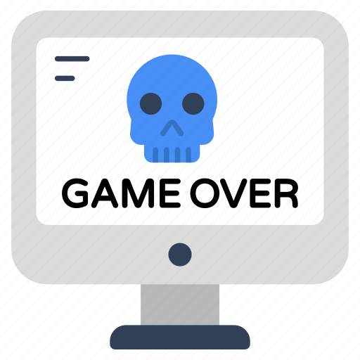 Game over, mobile game, video game, game app, online game icon - Download on Iconfinder