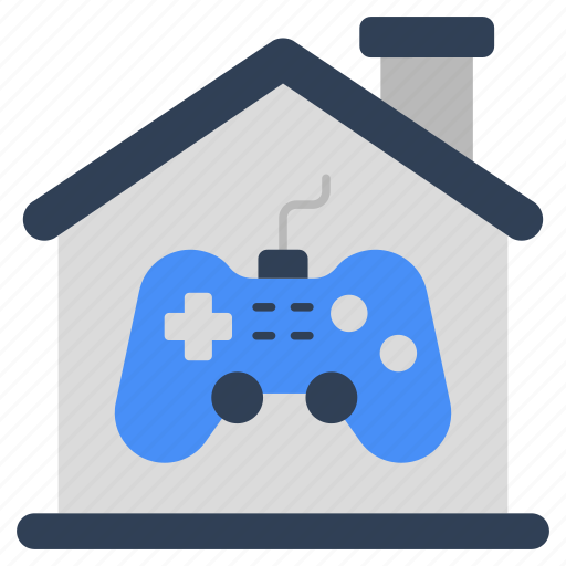 Gamepad, joypad, joystick, game controller, game house icon - Download on Iconfinder