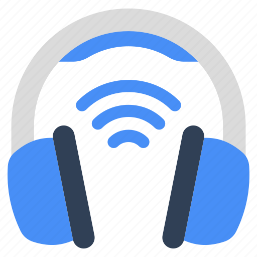 Wireless headphones, headset, earphones, earset, listening device icon - Download on Iconfinder