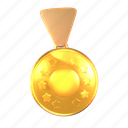 gold, medal, award, prize, winner, badge, achievement