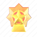 star, badge, medal, award