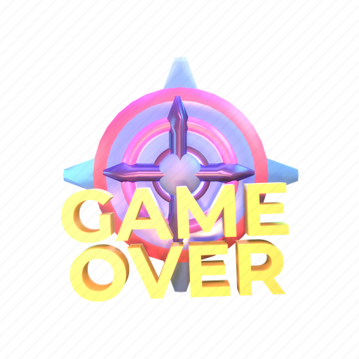 Game over, lose, gaming, games, play, game icon - Download on Iconfinder