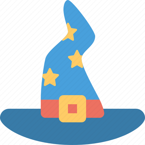 Blue, top, topi, topi motif, wizard icon - Download on Iconfinder