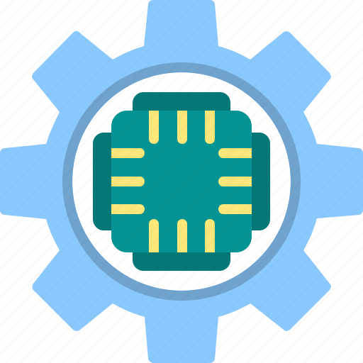Chip, chipset, digital, electronic, microchip, cpu, plc icon - Download on Iconfinder
