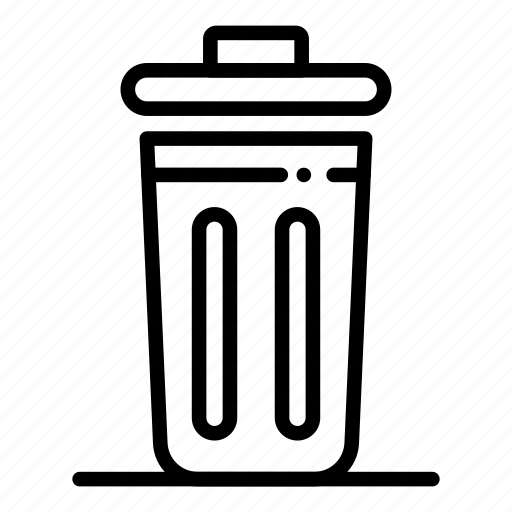 Basket, bin, can, metal, trash, trashcan, waste icon - Download on Iconfinder