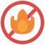 no, fire, burn, stop, ban, allow, flame 