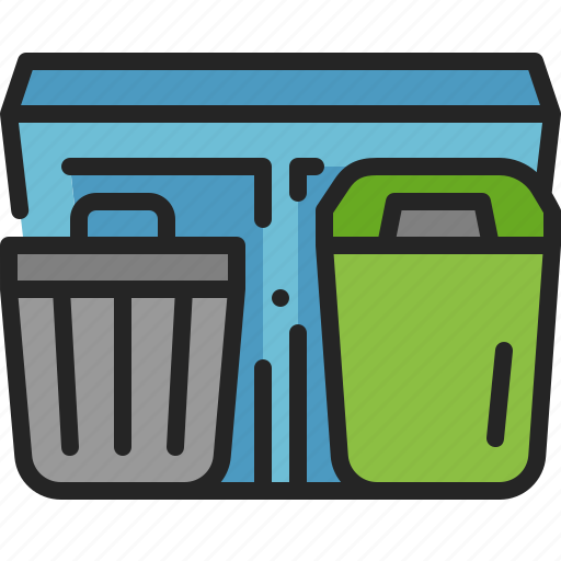 Garbage, container, trash, bin, can, waste, rubbish icon - Download on Iconfinder
