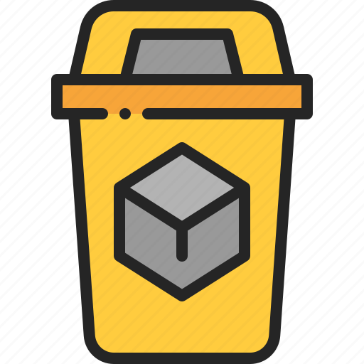 Metal, waste, recycle, bin, separation, scrap, trash icon - Download on Iconfinder