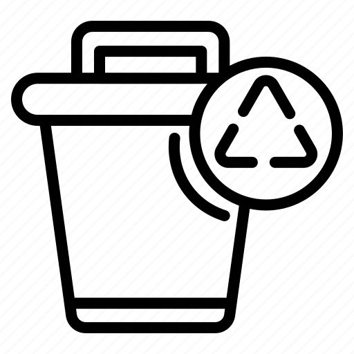Garbage, can, recycle, trash, recycle bin, waste, rubbish icon - Download on Iconfinder