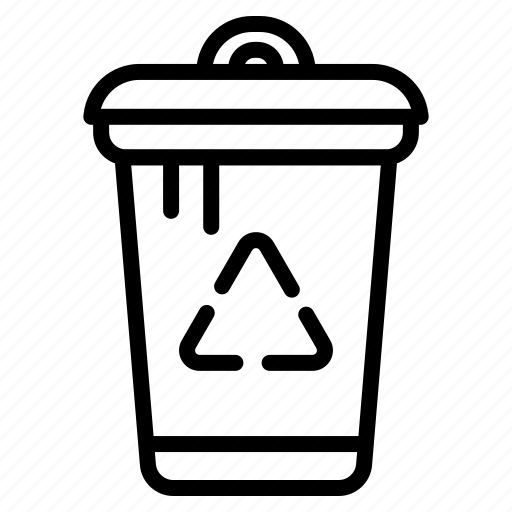 Garbage, recycle, can, trash, recycle bin, dustbin, remove icon - Download on Iconfinder