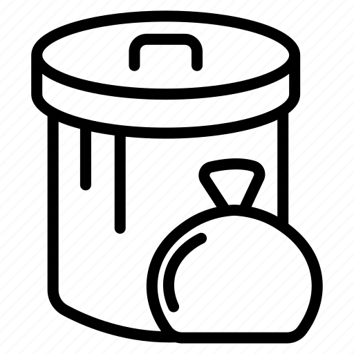 Garbage, can, trash, recycle bin, rubbish, delete, dustbin icon - Download on Iconfinder