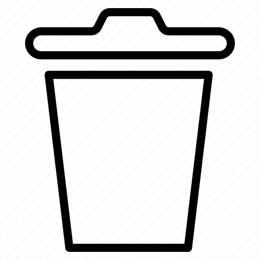 Garbage, can, recycle bin, trash, rubbish, delete, dustbin icon - Download on Iconfinder