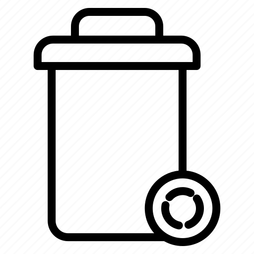 Garbage, rubbish, dustbin, waste, can, remove, trash icon - Download on Iconfinder