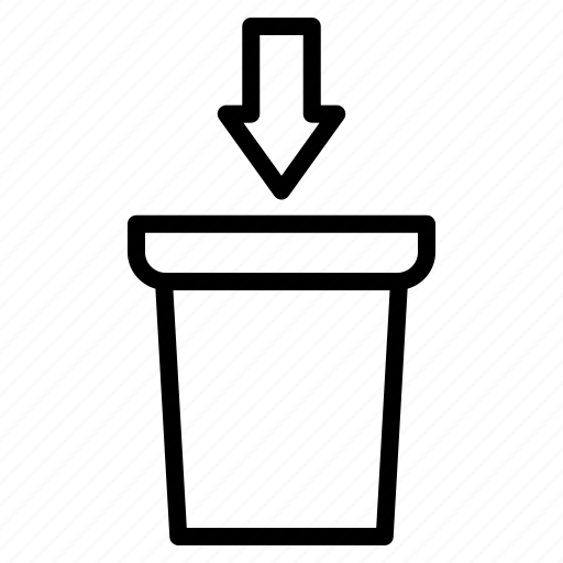 Garbage, rubbish, dustbin, can, waste, remove, trash icon - Download on Iconfinder